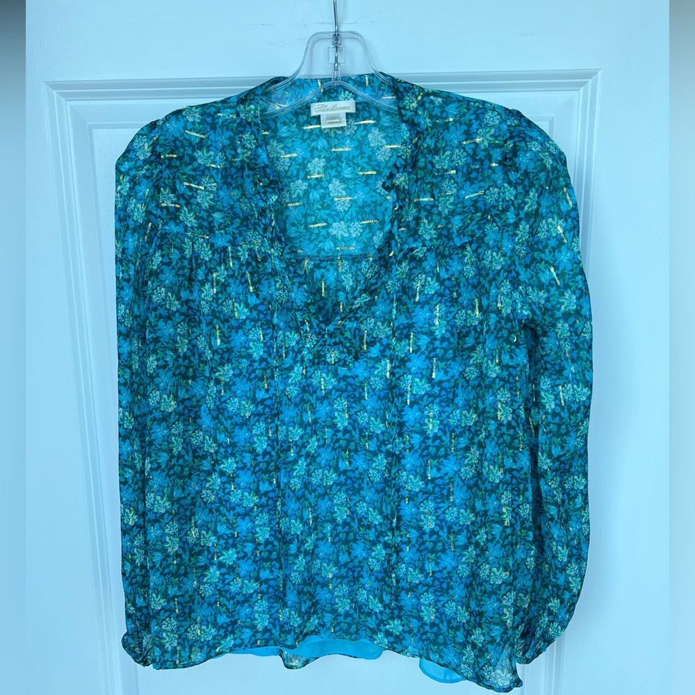 Gorgeous long sleeve Shoshanna blouse, XS